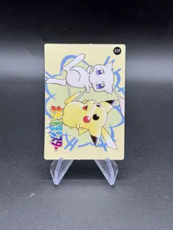 Bulbasaur Ash Holo Pokemon Vintage Pocket Monsters Vending Prism Sticker 209 - Image 2