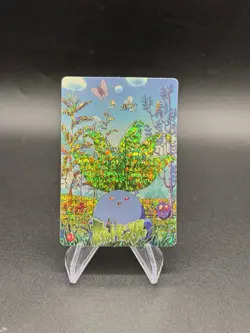 Oddish Butterfree Holo Pokemon Vintage Pocket Monsters Vending Prism Sticker 93 - Image 1