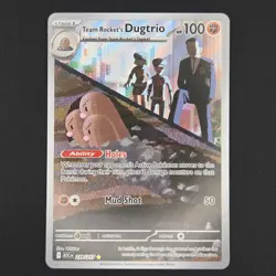 Pokemon TCG Card Team Rocket's Dugtrio 239/217 Ascended Heroes IR - NM - Image 1