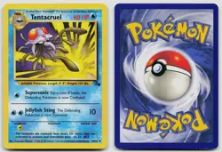 TENTACRUEL 44/62 UNCOMMON FOSSIL POKEMON UNLIMITED LP - Image 3