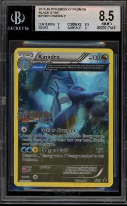 Pokemon Kingdra XY Primal Clash Prerelease Holo Promo XY39 BGS 8.5 - Image 1