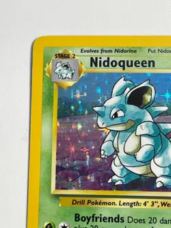 Pokemon Nidoqueen TCG Jungle Holo Card 7/64 Unlimited Rare - Image 2