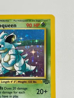 Pokemon Nidoqueen TCG Jungle Holo Card 7/64 Unlimited Rare - Image 3