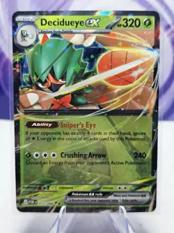 Decidueye ex 012/088 ME03 Perfect Order Pokemon NM - Image 1