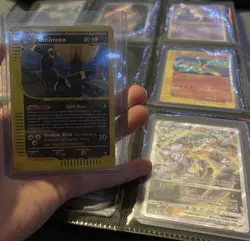 Nintendo Pokemon TCG Aquapolis Umbreon H29/H32 Reverse Holo Rare 80 HP - Image 1