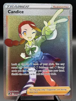 Candice 204/195 Silver Tempest Secret Rare Full Art Holo Trainer English 2022 - Image 1