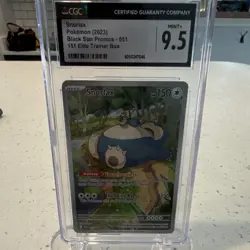 Pokemon Snorlax Promo Holo CGC 9.5 151 Elite Trainer Box - Image 1