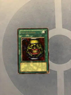 Yugioh! Pot of Greed LOB-EN119 Rare Unlimited NM Legend Of The Blue Eyes - Image 1