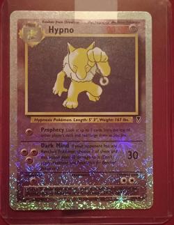Nintendo Pokemon TCG Hypno Legendary Collection Rare Holo Card English - Image 1