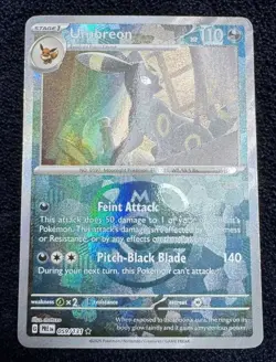 Umbreon 059/131 Reverse Holo Masterball Prismatic Evolutions Pokemon Card - Image 1
