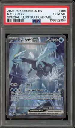 Pokemon Kyurem ex Black Bolt Special Illustration Rare #165 PSA 10 Gem Mint - Image 1