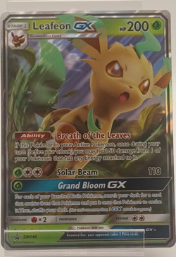 Leafeon GX SM146 SM Promo Holo HP 200 Stage 1 Grass 5ban Graphics Pokemon TCG - Image 1