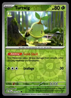 TURTWIG 010/162 COMMON TEMPORAL FORCES POKEMON - Image 1