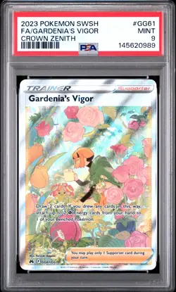 PSA 9 Gardenia'S Vigor GG61 Crown Zenith Pokemon 2023 Pokemon Sword And Shield - Image 1