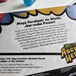 Pokemon Mega Feraligatr ex Box -Mega Evolution Ascended Heroes - Image 3