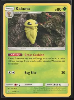 Kakuna 4/181 Uncommon Team Up Pokemon Near Mint - Image 1