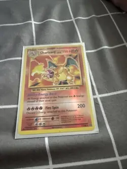 Pokemon Charizard Trading Card 150 HP Rare Holo Edition - Image 1