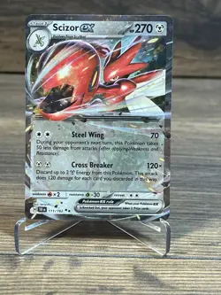 Scizor ex # 111 S&V: Temporal Forces Double Rare - Pokemon TCG Card NM - Image 1