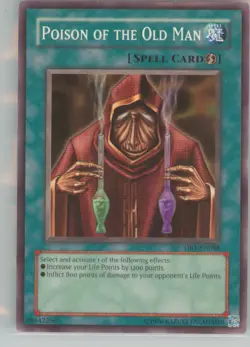 Yu-Gi-Oh Dark Revelation Volume 1 Poison of the Old Man #DR1-EN088 NM or Better - Image 1