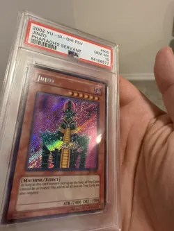 2002 Yu-Gi-Oh! Pharaoh's Servant Jinzo #PSV-000 PSA 10 GEM MINT - Image 3