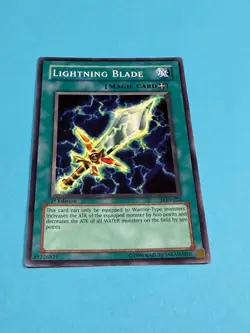YuGiOh Labyrinth of Nightmare #LON-022 Lightning Blade 1st Edition - Image 1