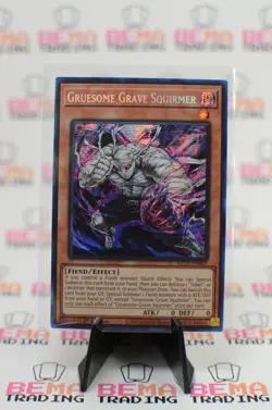 Gruesome Grave Squirmer MP25-EN065 Prismatic Secret Rare 1st Ed Yugioh - Image 1