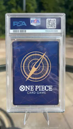 2025 One Piece OP11 EN G/G F/F Pistol Red Hawk Alternate Art 114 PSA 10 GEM MINT - Image 2