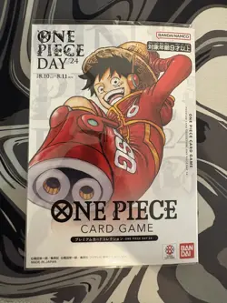Sealed Luffy One Piece Day 24 OP07-109 Japanese Promo - Image 1