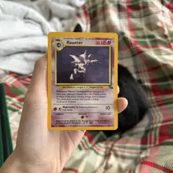 Pokemon TCG Haunter Fossil Holo Card 6/62 - Image 1