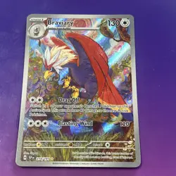 Braviary 214/191 SV08: Surging Sparks Illustration Rare Pokemon Card - Image 1