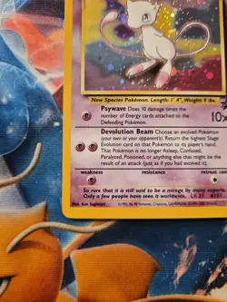 Mew Promo Holo Card 09/53 WOTC - Image 5