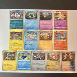 Pokemon Card Lot of 13 - Artist Shinji Kanda -Sword & Shield - Scarlet & Violet - Image 1