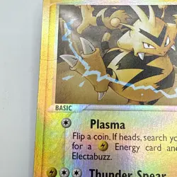 2003 Pokemon Card - Electabuzz Sandstorm 35/100 Reverse Holo - Crease - Image 3