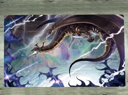 YGOmat Duel Playmat Ten Thousand Dragon CCG TCG Mat Trading Card Game Mat Bag - Image 1