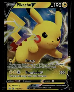 SWSH: Sword & Shield Promo Cards #SWSH061 Pikachu V - Image 1
