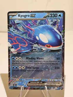 Kyogre ex 178 Sv: Scarlet & Violet Promo Cards Holo [gls0539] - Image 1