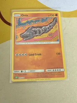 Onix 010/034 Trading Card Game Classic Holo USED - Image 1