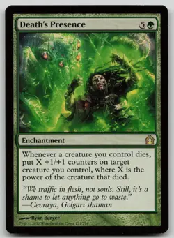 Death's Presence #121 (LP) Return to Ravnica RTR Magic MTG - Image 1