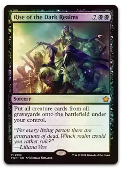 Rise of the Dark Realms #183 (Foil) (LP) Foundations FDN Magic MTG - Image 1