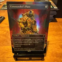 Commander's Plate (Borderless) Commander: Teenage Mutant Ninja Turtles Foil - Image 1