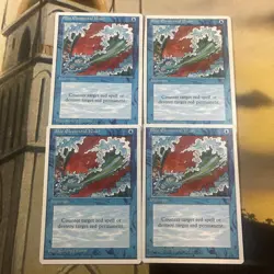 MTG / Blue Elemental Blast X 4 / Nm - Image 1
