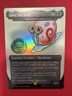 Gary, the Snail - Toxrill, the Corrosive (Rainbow Foil) Secret Lair Drop MTG - Image 1