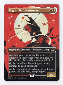 ragost, deft gastronaut #300 rare borderless - Magic: The Gathering EOE MINT - Image 1