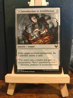 Introduction to Annihilation - Strixhaven STX - Common - NM (see pics) MTG - Image 1