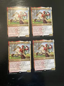 Aziza, Mage Tower Captain X4X NM/M Secrets of Strixhaven SOS MTG - Image 1