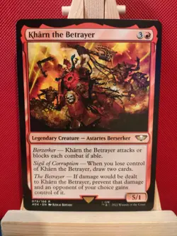 Kharn the Betrayer - Warhammer 40,000 (40k) - NM - Rare - MTG - Image 1