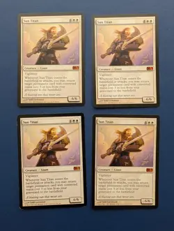 MTG Sun Titan X4: Core Set 2012 #39 – EX-MT+ - Image 1