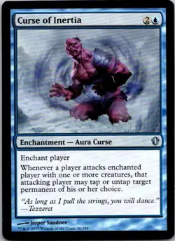 Curse of Inertia Commander 2013 MTG LP - Image 1