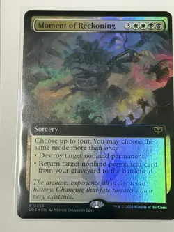 Moment of Reckoning Extended Art Secrets of Strixhaven Foil 353 - Image 1