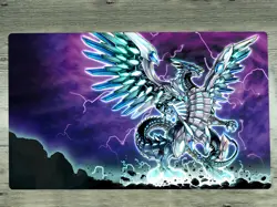 YGOmat Duel Playmat Blue-Eyes Chaos MAX Dragon TCG CCG Play Mat Card Game Mat 25 - Image 1